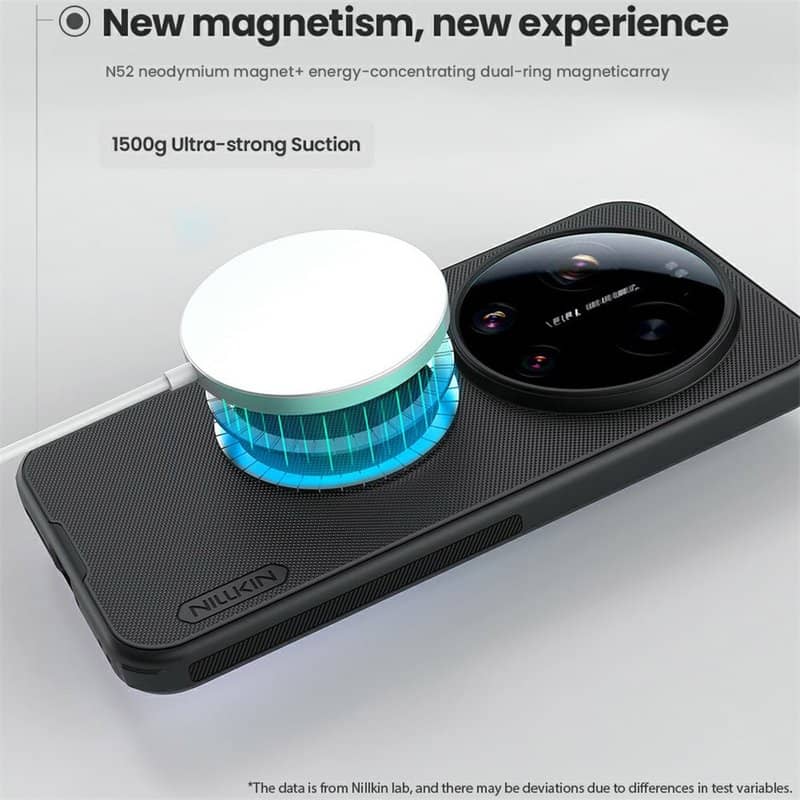 Magsafe Калъф за Xiaomi 17 Ultra, Nillkin Super Frosted Pro Case, Черен (4)