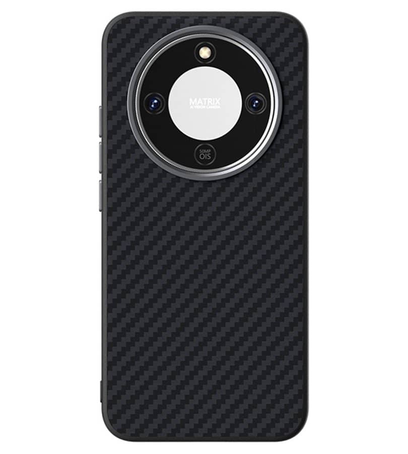 Magsafe Калъф за Honor Magic 8 Lite, Carbon Desigh Case, Черен (2)
