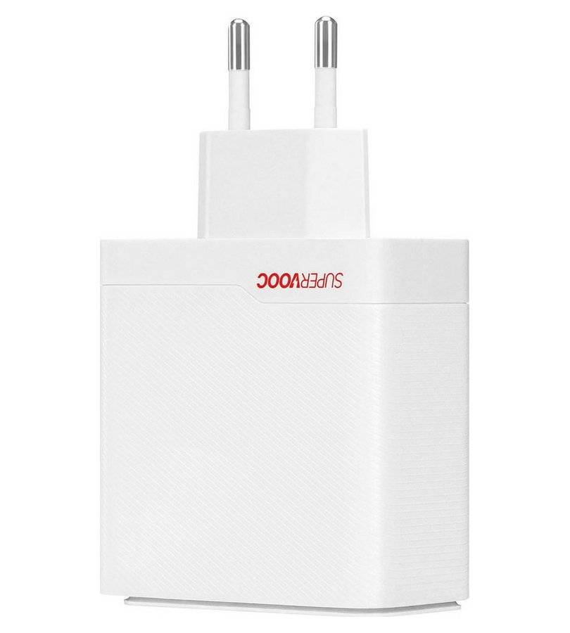Оригинално Зарядно с Кабел, OnePlus SuperVooc 120W Dual Ports GaN Power Adapter Kit Charger, Бял (6)