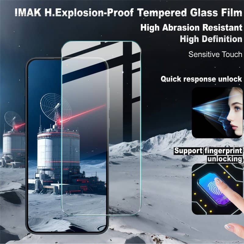 Протектор за OnePlus 15R, Imak H Tempered Glass, Прозрачен (7)