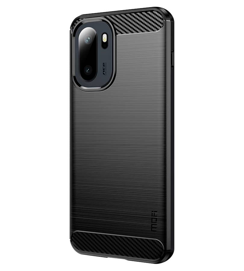 Противоударен Калъф за OnePlus 15R, Premium Carbon Case, Черен