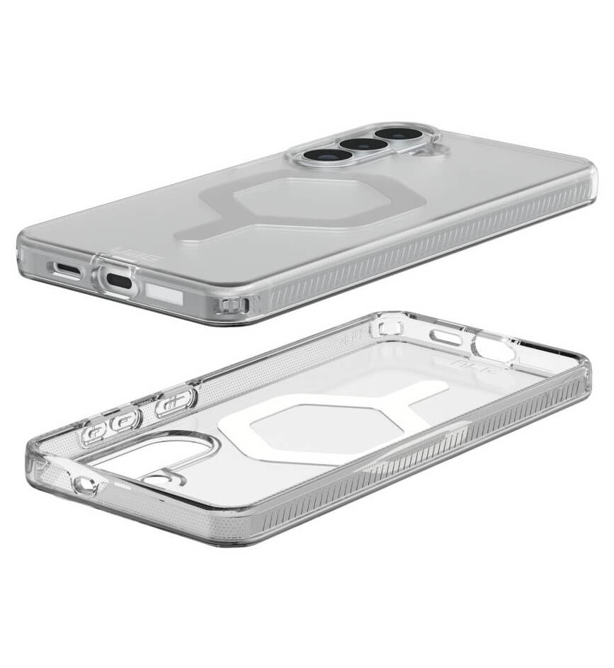 Magsafe Противоударен Калъф за Samsung S26 Plus, UAG Plyo Case Ice/silver, Прозрачен (2)
