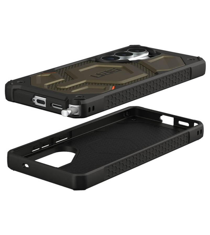 Magsafe Противоударен Калъф за Samsung S26 Ultra, UAG Monarch Pro Kevlar Case Element Green, Зелен (5)