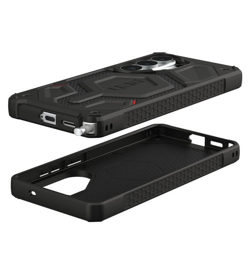 Magsafe Противоударен Калъф за Samsung S26 Ultra, UAG Monarch Pro Kevlar Case, Черен (4)