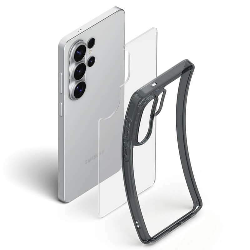Противоударен Калъф за Samsung S26 Ultra, Spigen Ultra Hybrid Space Case, Черен (4)