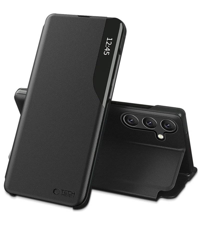 Активен Калъф за Samsung A37, Tech-Protect Smart View Case, Черен