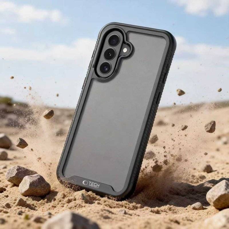 Цялостен Калъф за Samsung A37, Tech-Protect Defense 360 Case, Черен (6)