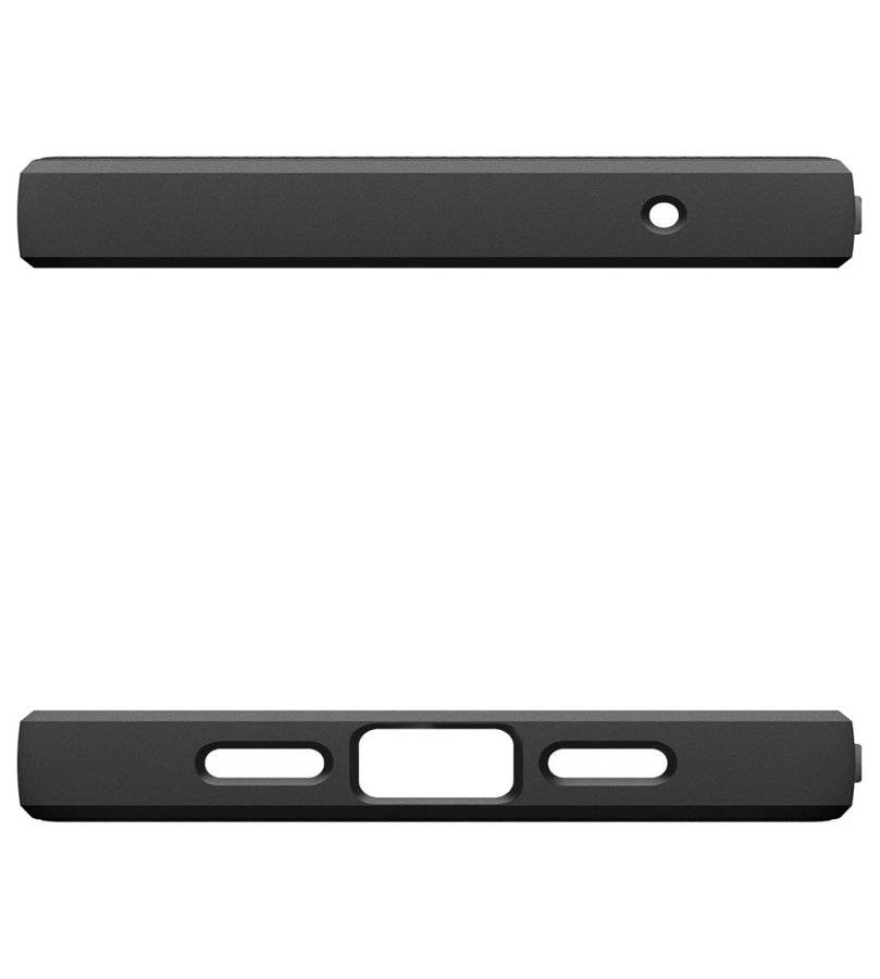 Противоударен Калъф за Google Pixel 10A, Spigen Liquid Air Matte Black Case, Черен (6)