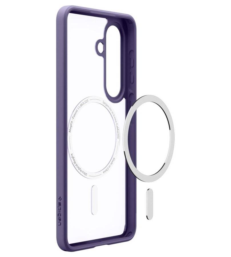 Magsafe Калъф за Samsung S26 Plus, Spigen Ultra Hybrid Case, Лилав (5)