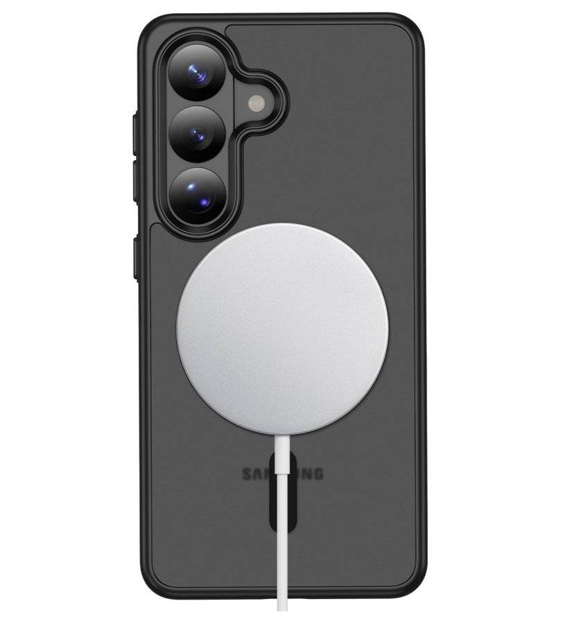 Magsafe Калъф за Samsung S26 Plus, Tech-Protect MagMat Case, Черен (4)