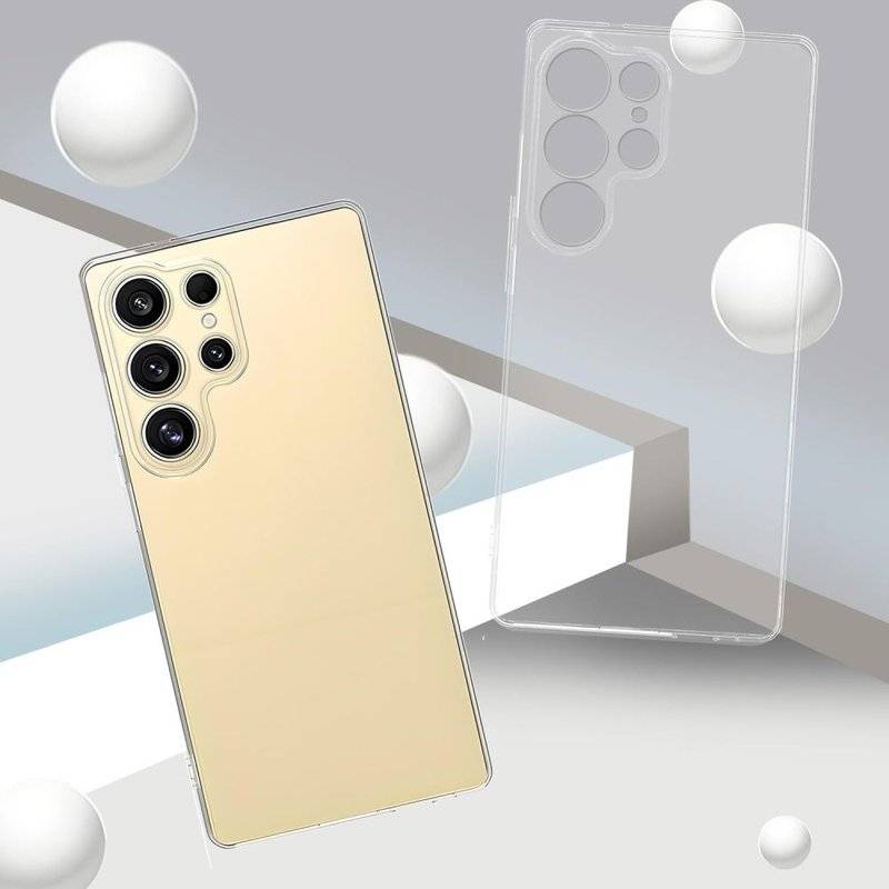 Силиконов Калъф за Samsung S26 Ultra, Tech-Protect FlexAir Clear Case, Прозрачен (2)