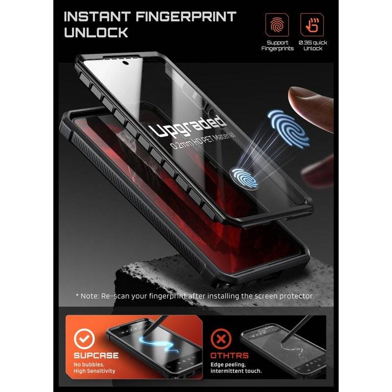 Magsafe Противоударен Калъф за Samsung S26 Ultra, Supcase UB Pro Mag, Черен (9)