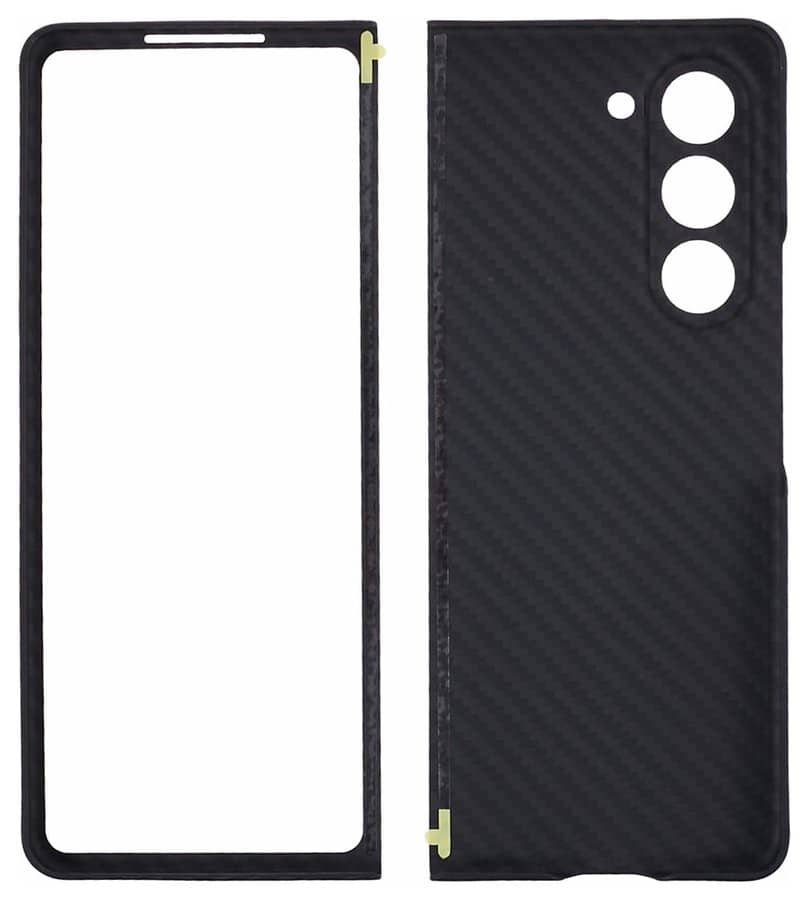 Карбонов Калъф за Samsung Z Fold 6, Aramid Fiber Case, Черен (2)