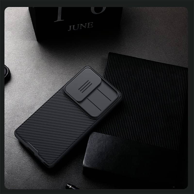 Magsafe калъф с Плъзгач за Камера за Samsung S25 Ultra, Nillkin CamShield Pro Case, Черен (15)