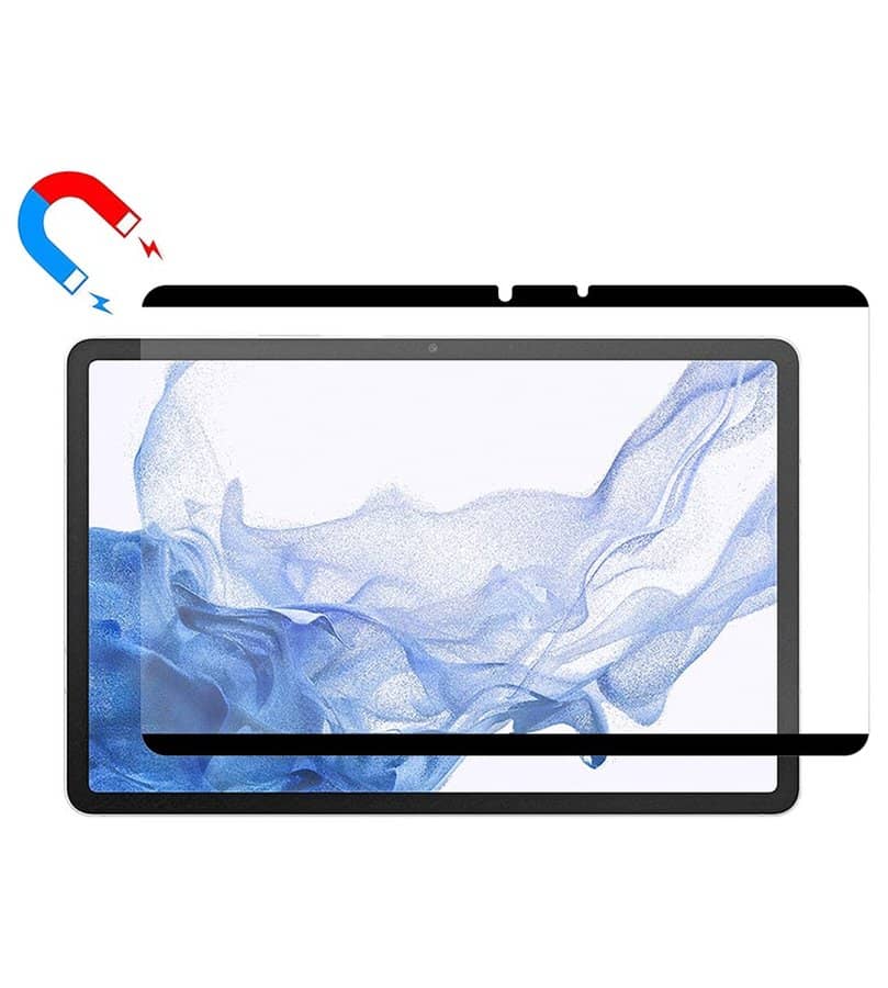 Матов Протектор за Samsung Tab S10 Lite/ S10 FE/ S9 FE/ S8/ S7, Magnetic Paper Feel Glass, Черен