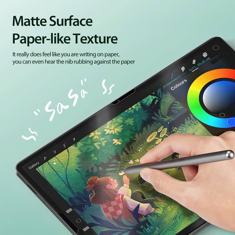 Матов Протектор за Samsung Tab S11 11", Dux Ducis Paperfeel Naad Glass, Прозрачен (6)