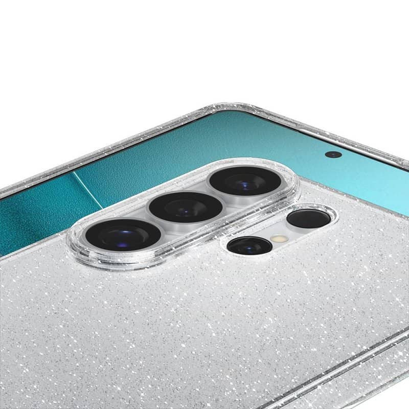 Блестящ Калъф за Samsung S26 Ultra, Spigen Liquid Crystal Glitter Quartz Case, Прозрачен (5)