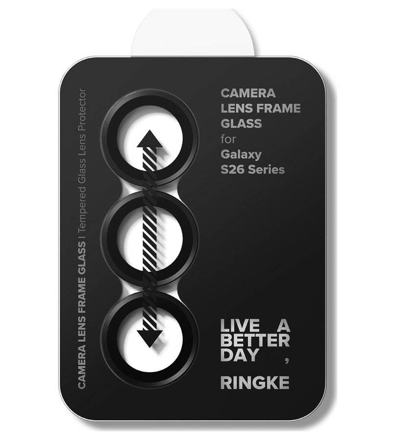 Протектор за Камера за Samsung S26, Ringke Cam Lens Frame Glass 2бр., Черен (5)