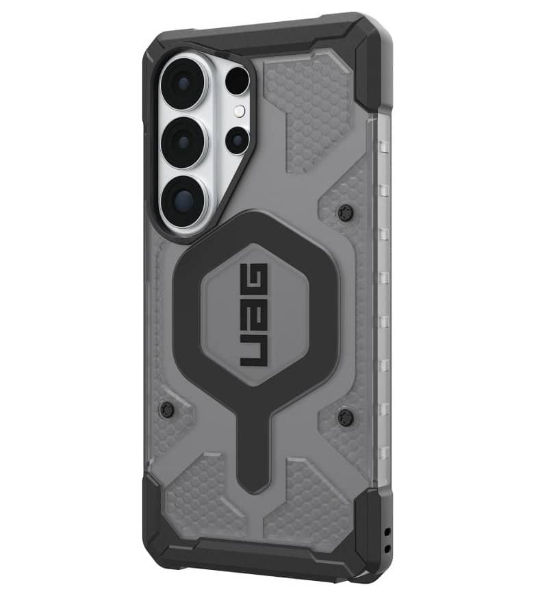 Magsafe Противоударен Калъф за Samsung S26 Ultra, UAG Pathfinder Clear Case Ash/Black, Черен (3)
