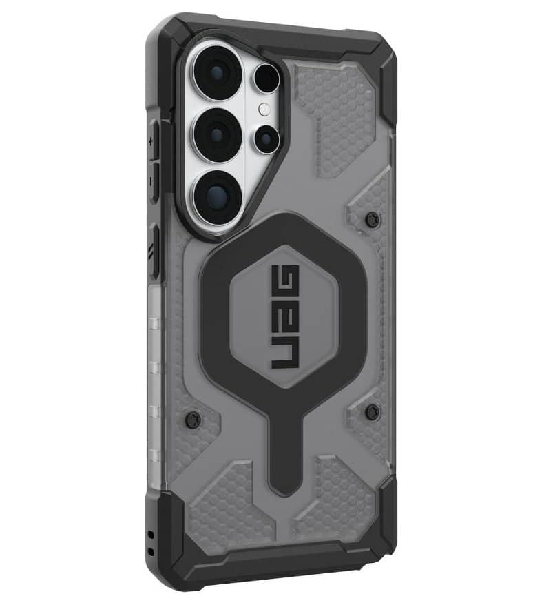 Magsafe Противоударен Калъф за Samsung S26 Ultra, UAG Pathfinder Clear Case Ash/Black, Черен (2)