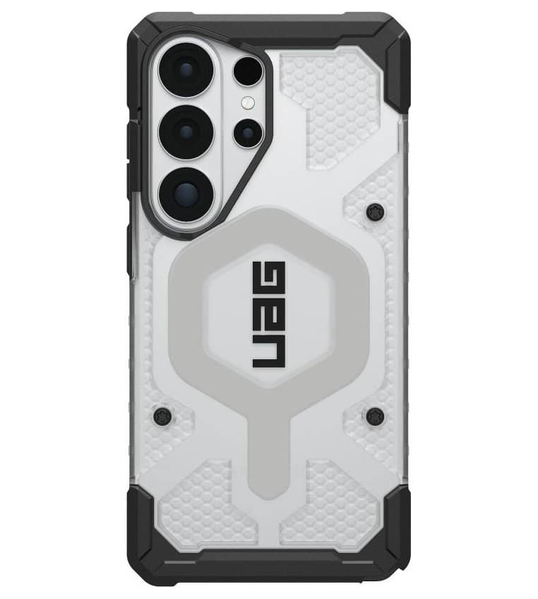 Magsafe Противоударен Калъф за Samsung S26 Ultra, UAG Pathfinder Clear Case Ice/Silver, Сив
