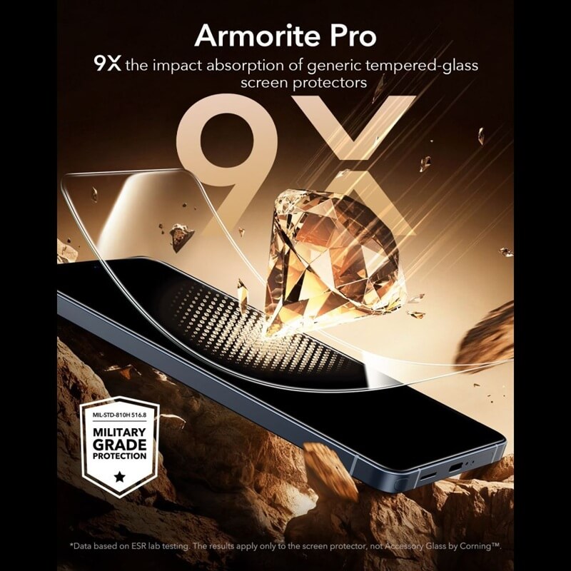 Протектор за Samsung S26 Ultra, ESR Ultrafit Armorite Pro Glass, Прозрачен (2)