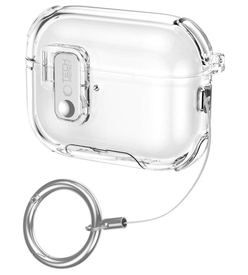 Калъф за Apple AirPods Pro 3, Tech-Protect Bounce Pro Case, Прозрачен (2)