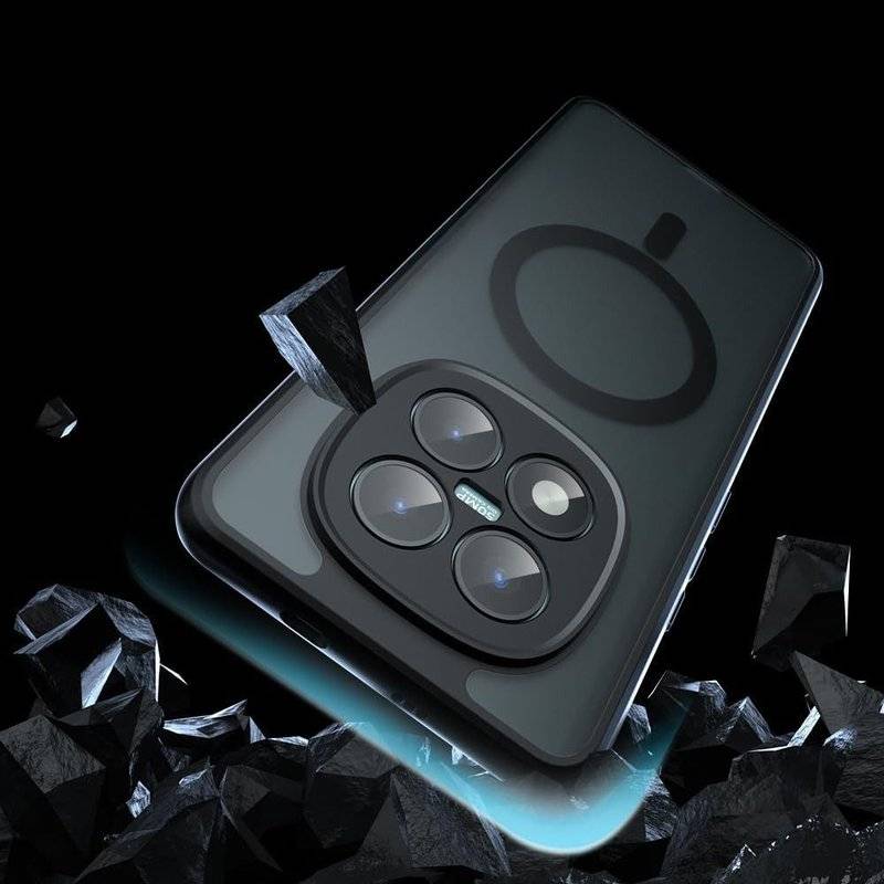 Magsafe Калъф за Xiaomi Redmi Note 15 Pro Plus 5G, Tech-Protect MagMat Case, Черен (4)