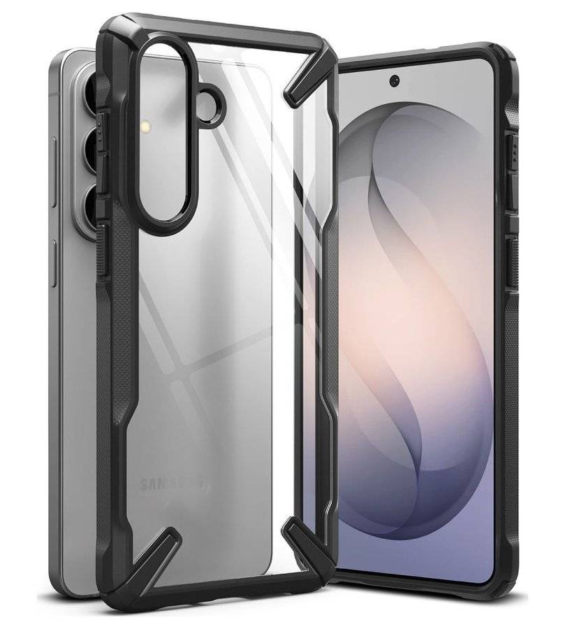 Противоударен Калъф за Samsung S26, Ringke Fusion X Case, Черен