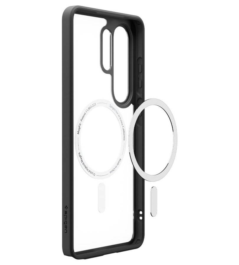 Magsafe Калъф за Samsung S26 Ultra, Spigen Ultra Hybrid Case, Черен (4)