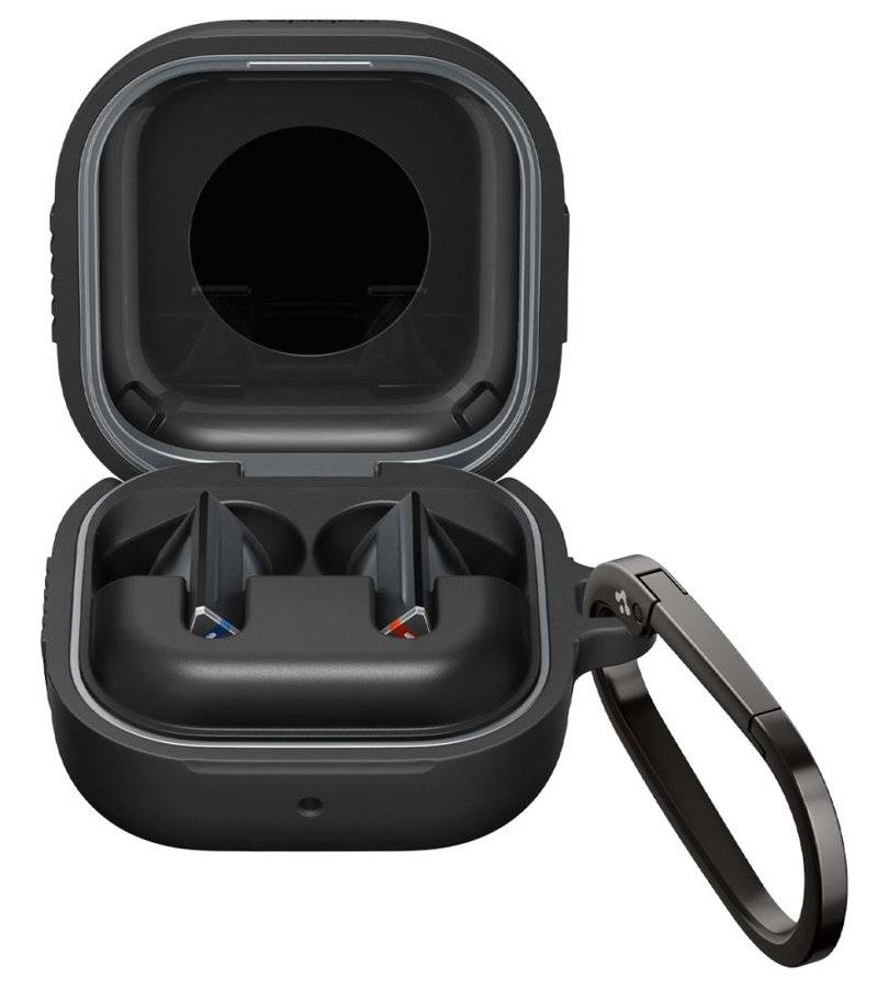 Противоударен Калъф за Слушалки Samsung Buds 4 Pro/ 4, Spigen Rugged Armor Case, Черен (2)