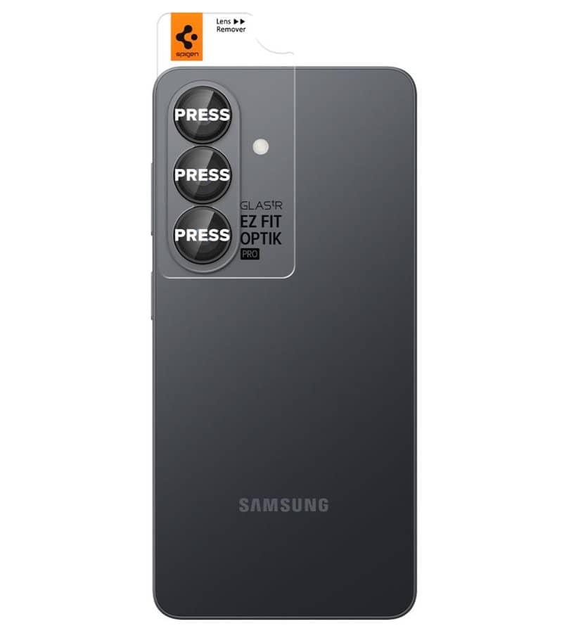 Протектор за Камерата на Samsung S26 Plus, Spigen EZ Fit Optik Pro Glass tR 2бр., Черен (7)