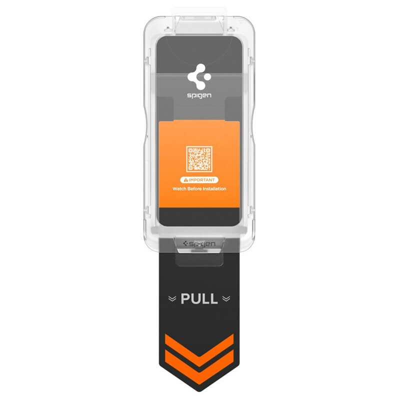 Затъмняващ Протектор за Samsung S26 Plus, Spigen Privacy Glass tR EZ Fit 2бр., Черен (3)