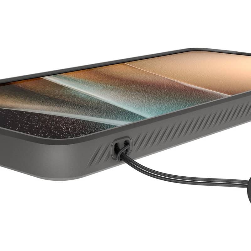 Magsafe Калъф за Samsung S26 Ultra, Spigen Liquid Air Mag Fit Marble Gray Case, Сив (8)