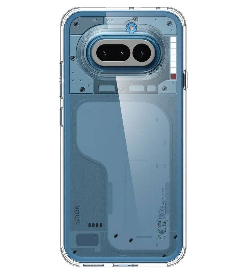 Противоударен Калъф за Nothing phone 4A, Spigen Ultra Hybrid Case, Прозрачен (2)