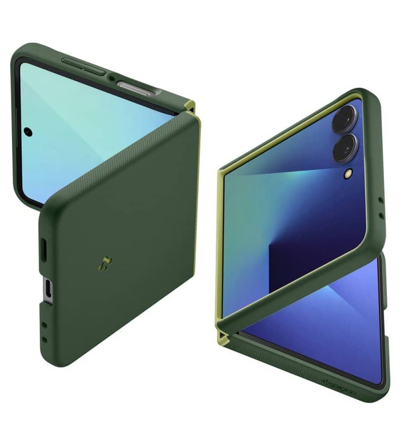 Magsafe Калъф за Samsung Z Flip 7, Spigen Nano Pop Case Avo Green, Зелен (5)