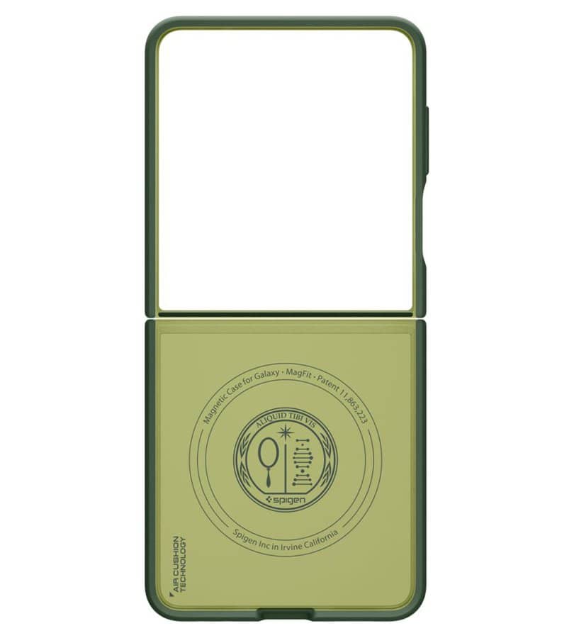 Magsafe Калъф за Samsung Z Flip 7, Spigen Nano Pop Case Avo Green, Зелен (7)