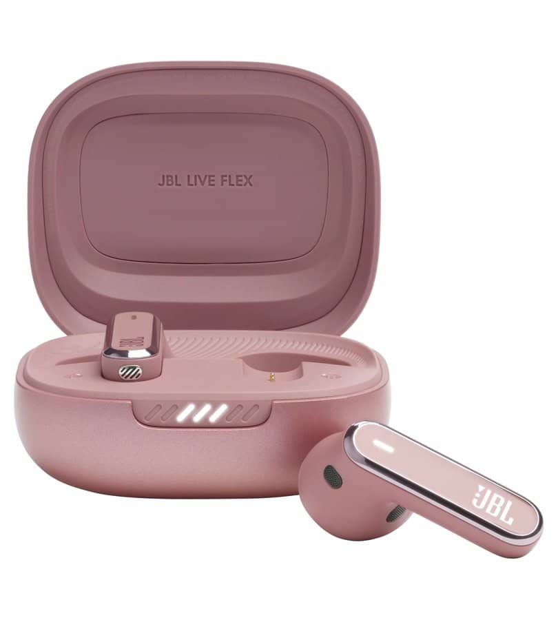 Безжични Слушалки, JBL Live Flex, Розов