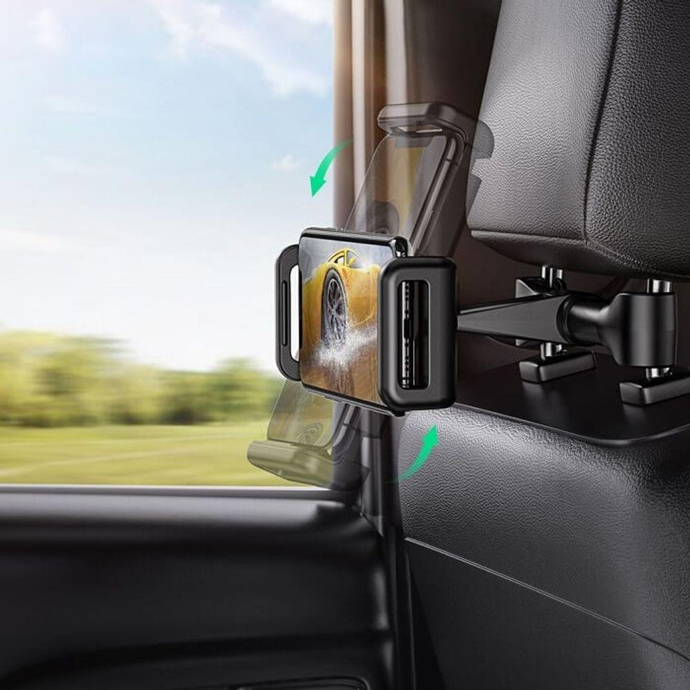 Стойка за Таблет за Кола, Ugreen Car Headrest Mount, Черен (6)
