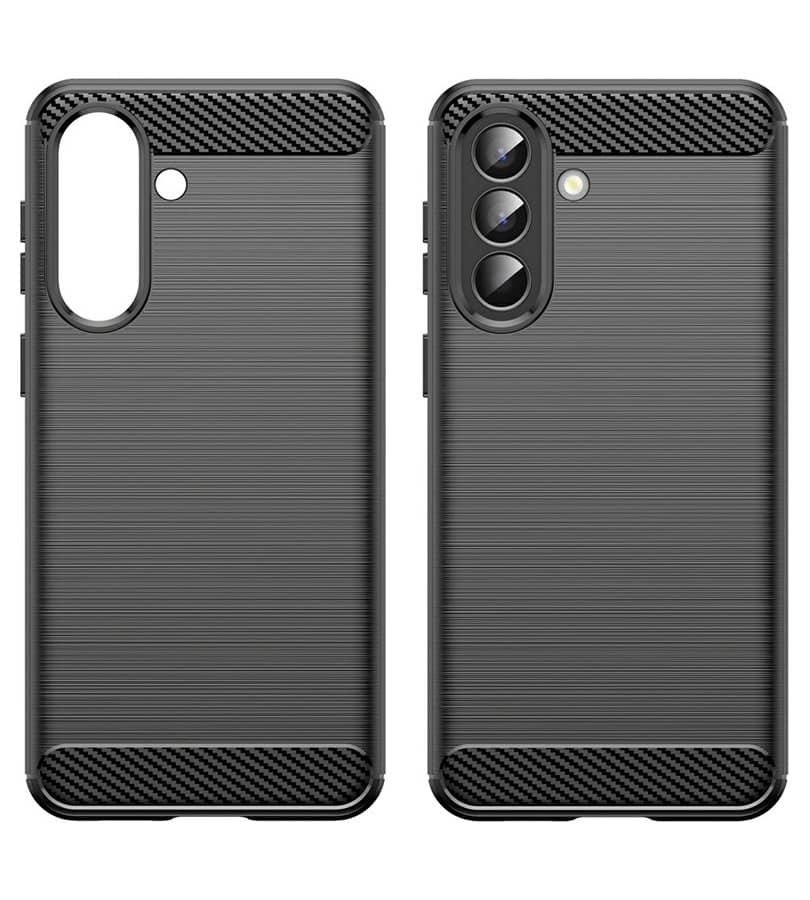 Противоударен Калъф за Samsung A57, Techsuit Premium Carbon Case, Черен (3)