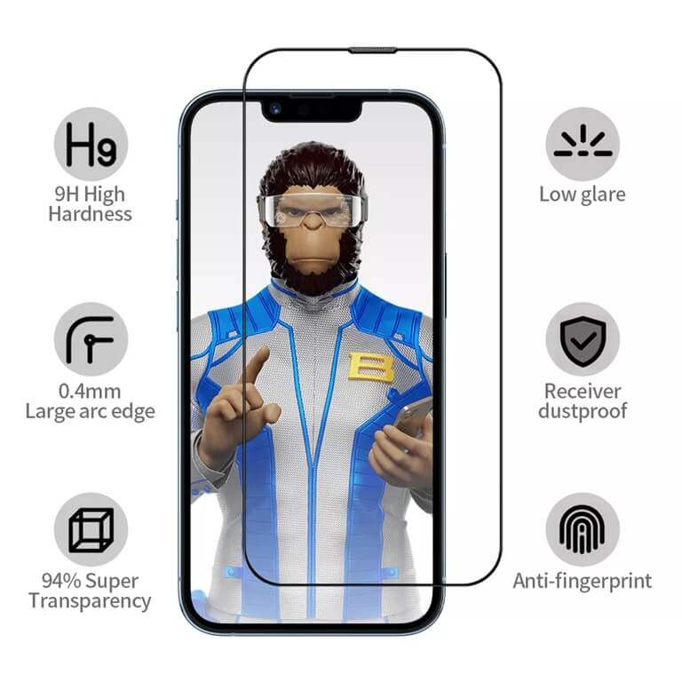 Противозаслепяващ Протектор за Samsung S26 Plus, Blueo Anti-Reflective Glass, Прозрачен (7)