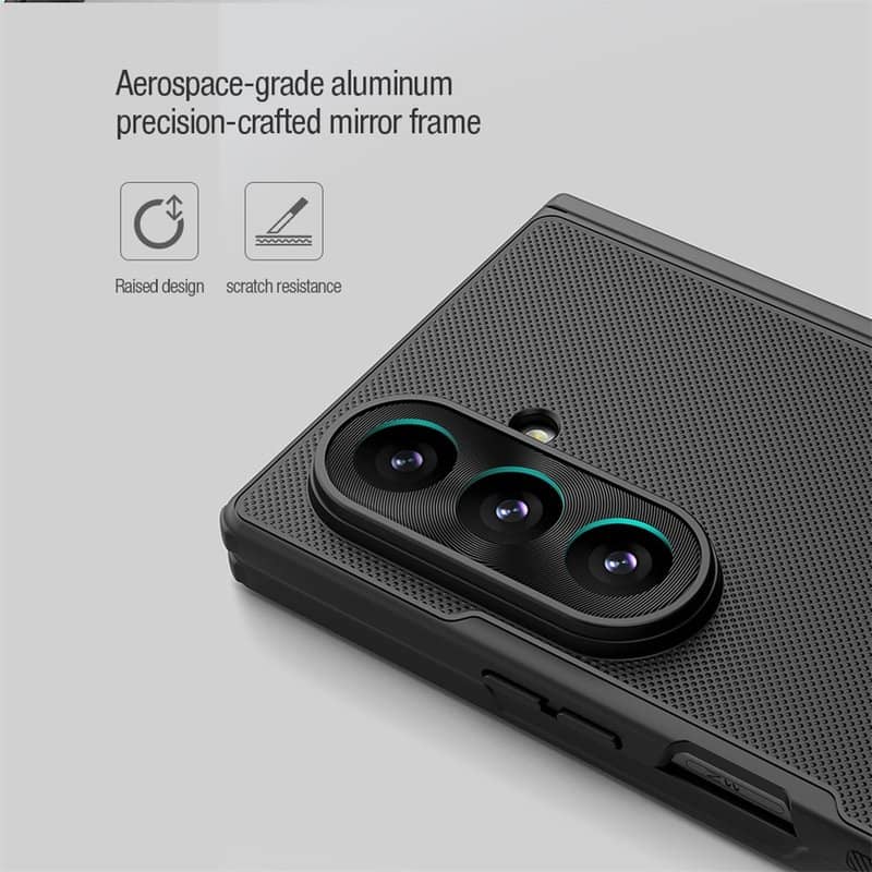Magsafe Калъф за Samsung Z Fold 8 Ultra, Nillkin Super Frosted Pro Case, Черен (7)