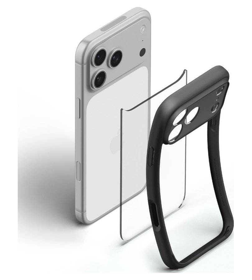 Калъф за iPhone 18 Pro/ 17 Pro, Spigen Ultra Hybrid Case, Черен (3)