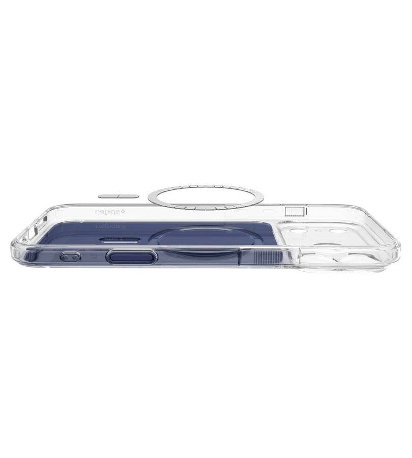 Magsafe Калъф за iPhone 18 Pro Max/ 17 Pro Max, Spigen Ultra Hybrid T Mag Fit Case, Син (5)