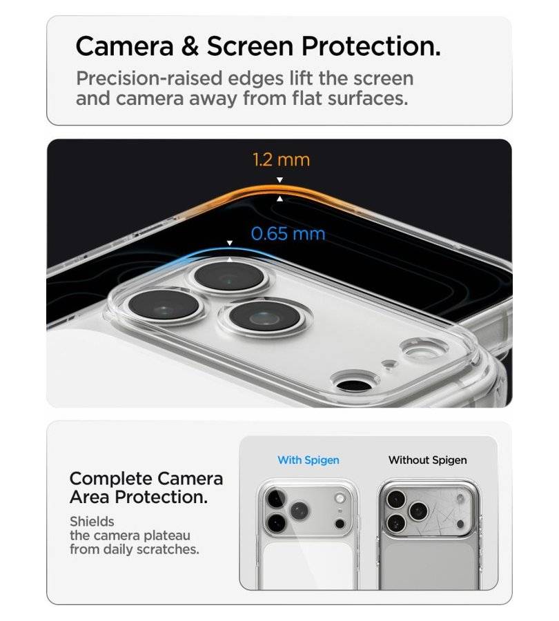 Magsafe Калъф за iPhone 18 Pro Max/ 17 Pro Max, Spigen Ultra Hybrid T Mag Fit Case, Бял (12)