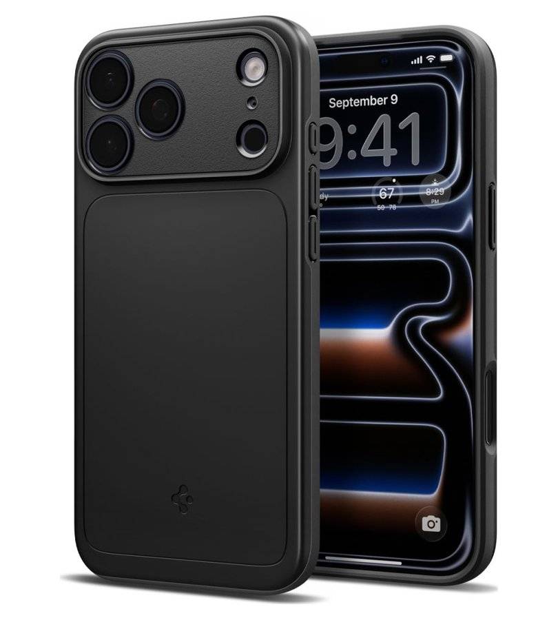 Magsafe Калъф за iPhone 18 Pro/ 17 Pro, Spigen Thin Fit Mag Fit Case, Черен (2)