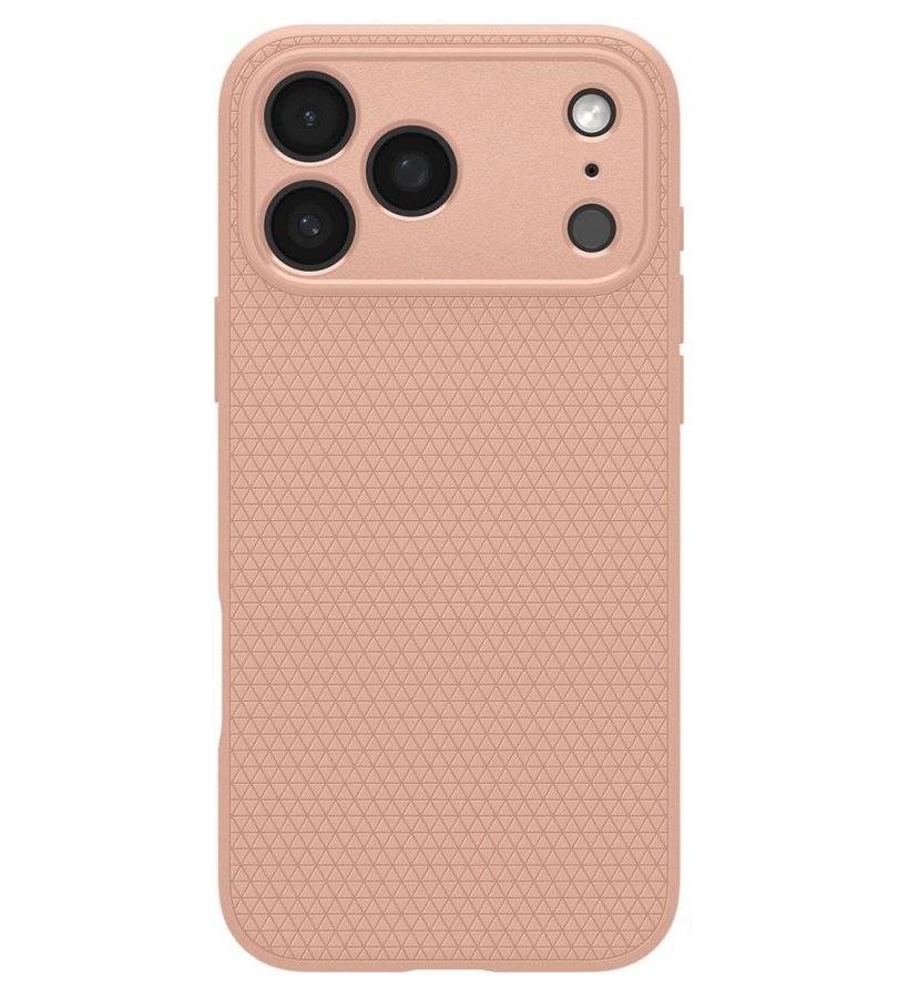 Противоударен Калъф за iPhone 18 Pro Max/ 17 Pro Max, Spigen Liquid Air Case, Розов (3)