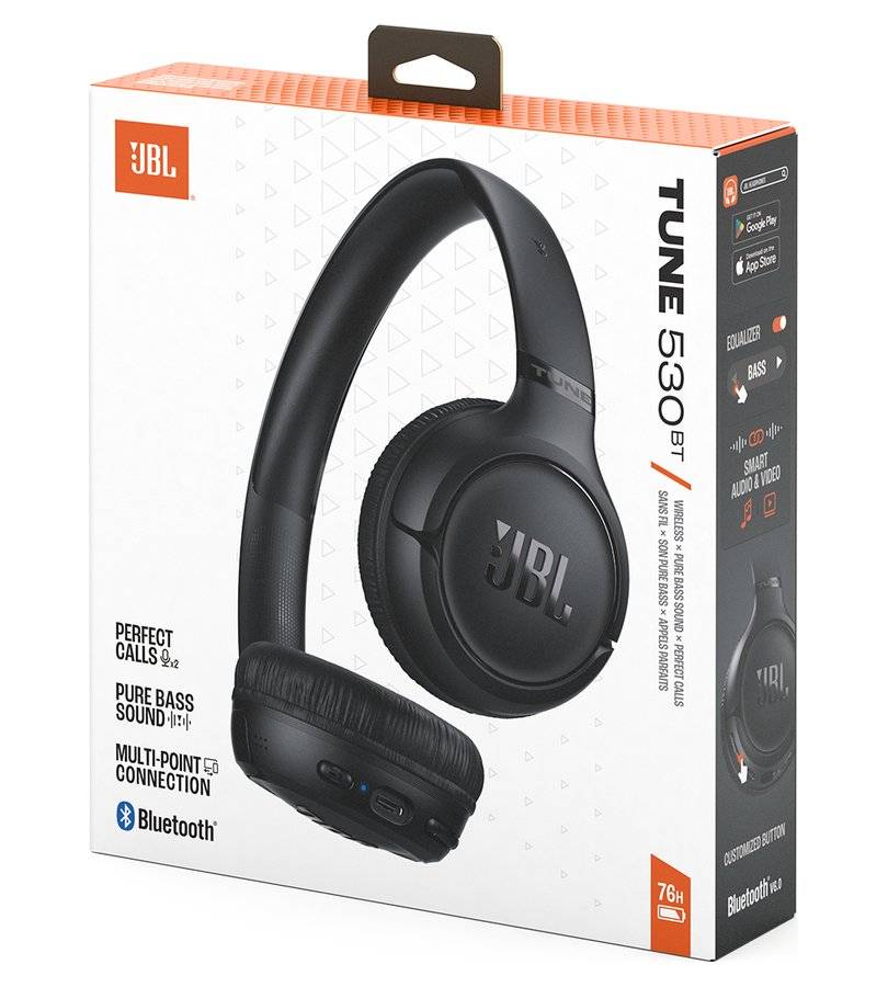 Безжични Слушалки, JBL Tune 520BT Headphones Bluetooth, Бял (10)