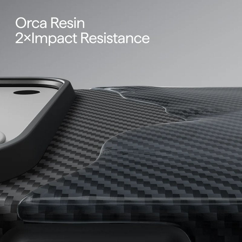 Magsafe Калъф за iPhone 18 Pro/ 17 Pro, Pitaka Summa Case Black/Grey, Черен (4)