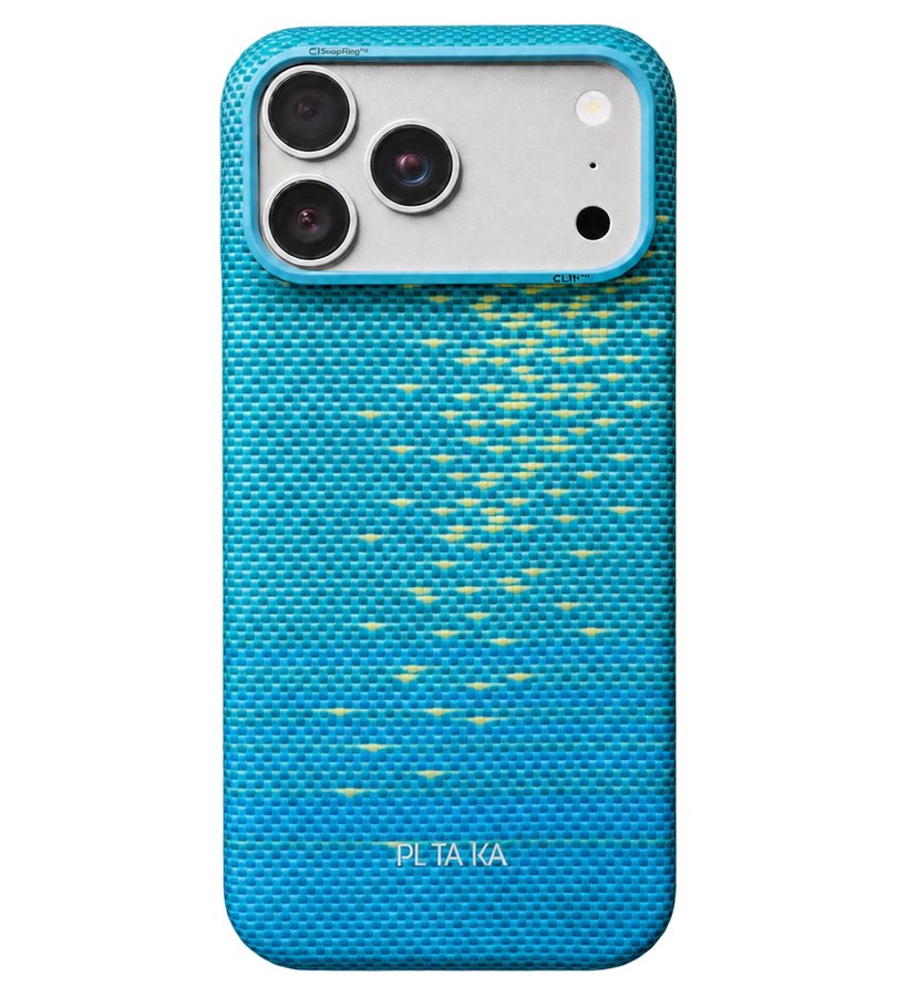 Magsafe Калъф за iPhone 18 Pro Max/ 17 Pro Max, Pitaka Edge Lucid Blue Case, Син (2)